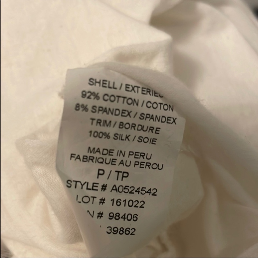Theory Cream Ruffle Tank Top - Picture 5 of 6